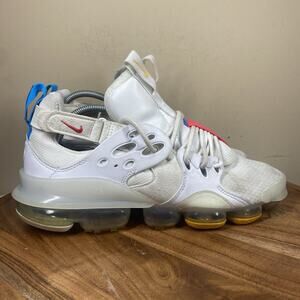 Nike Air Vapormax D/MS/X Off White Mens White Blue Size 10 Shoes AT8179-100